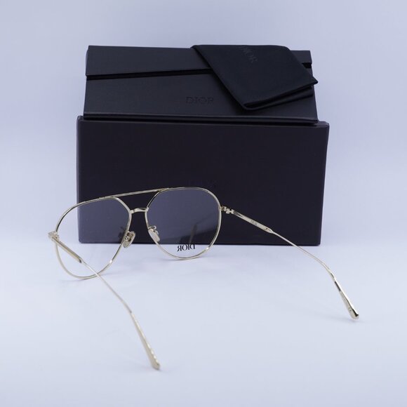 Dior GEMDIORO AU B000 Eyeglasses Gold 58mm Aviator Frame - Picture 11 of 12